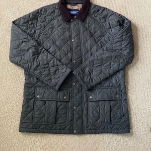 Lands End quilted wax jacket
